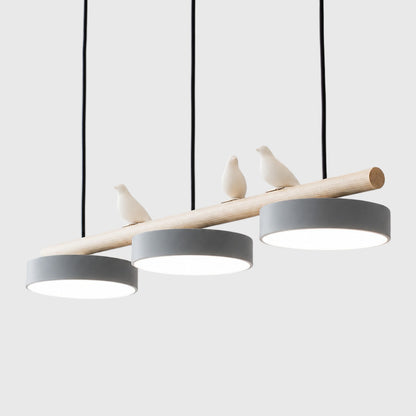 Sienna Bird Round Chandelier | Modern Nature-Inspired LED Ceiling Light
