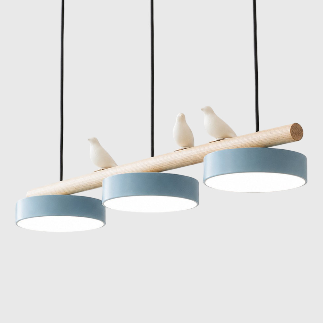 Sienna Bird Round Chandelier | Modern Nature-Inspired LED Ceiling Light