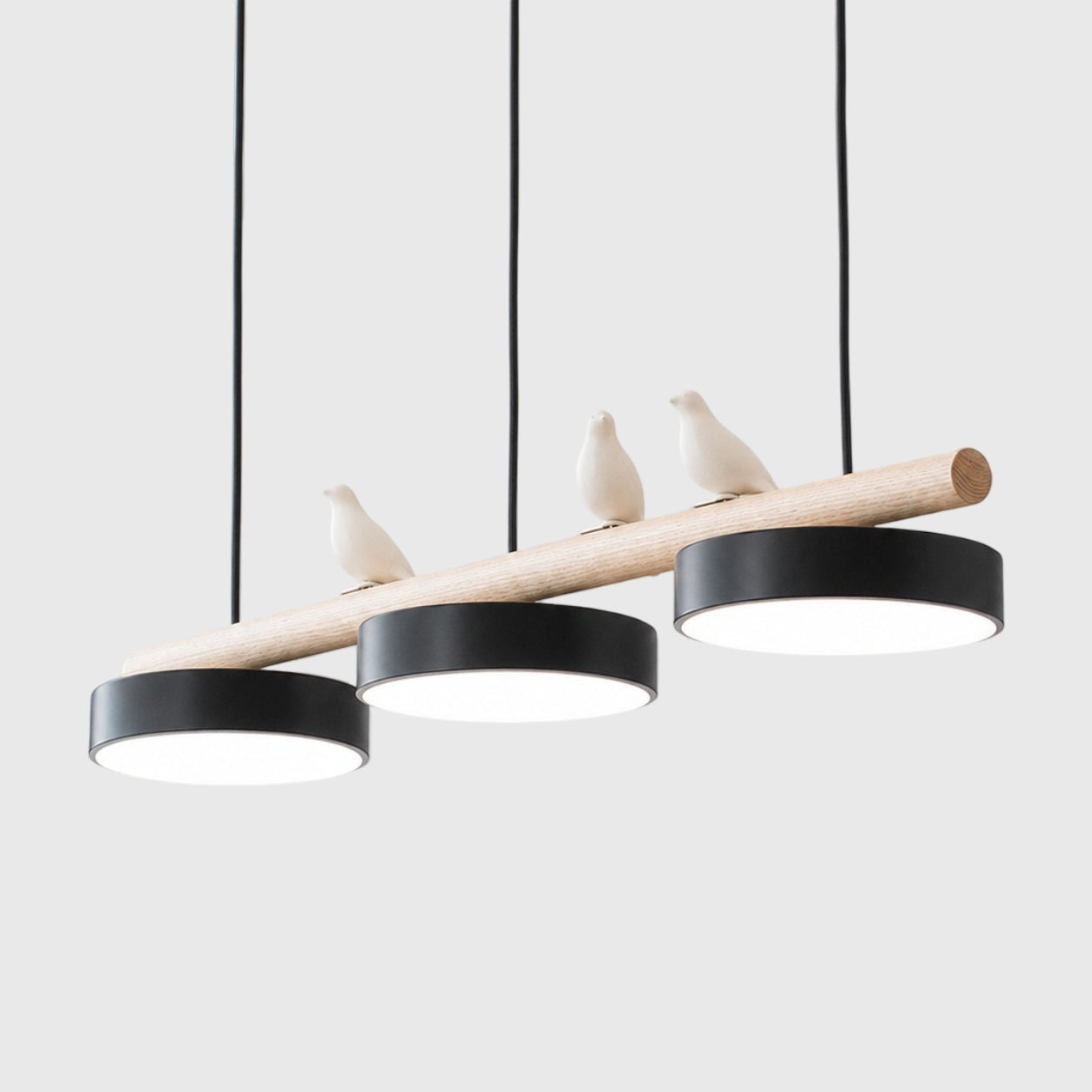 Sienna Bird Round Chandelier | Modern Nature-Inspired LED Ceiling Light