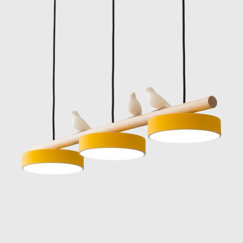 Sienna Bird Round Chandelier | Modern Nature-Inspired LED Ceiling Light