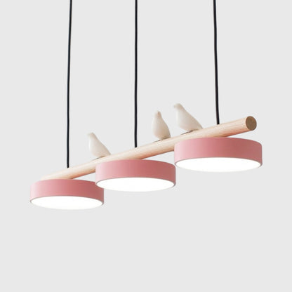 Sienna Bird Round Chandelier | Modern Nature-Inspired LED Ceiling Light