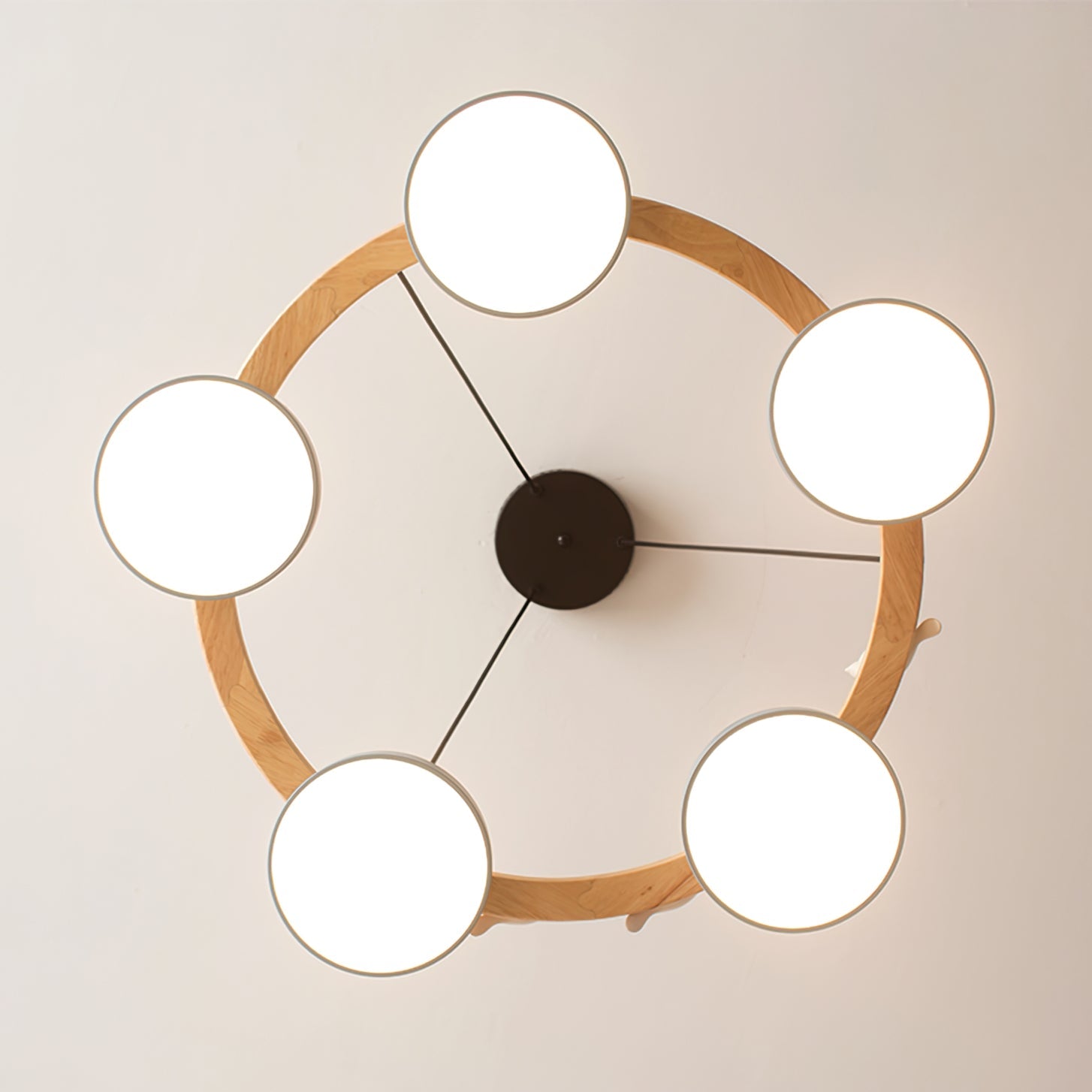 Sienna Bird Round Chandelier | Modern Nature-Inspired LED Ceiling Light