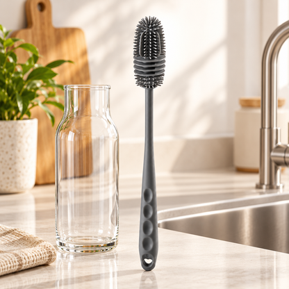Silicone Brush Cleaning Long Handle Kitchen Tool