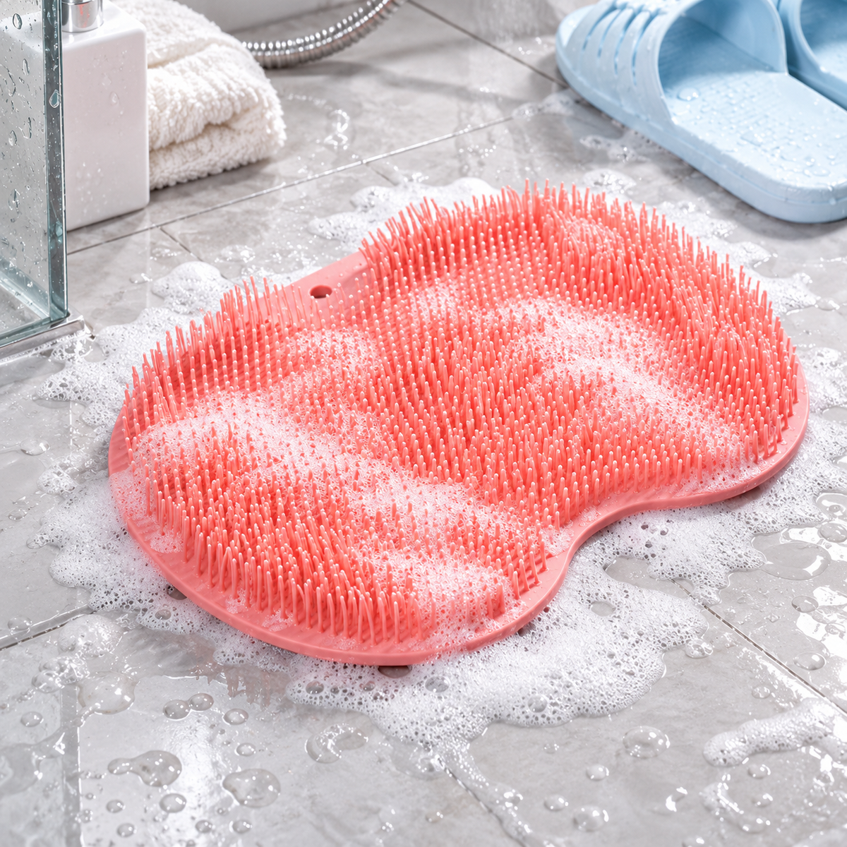 Silicone Scrubbing Mat Hygienic Bath Mat Elderly