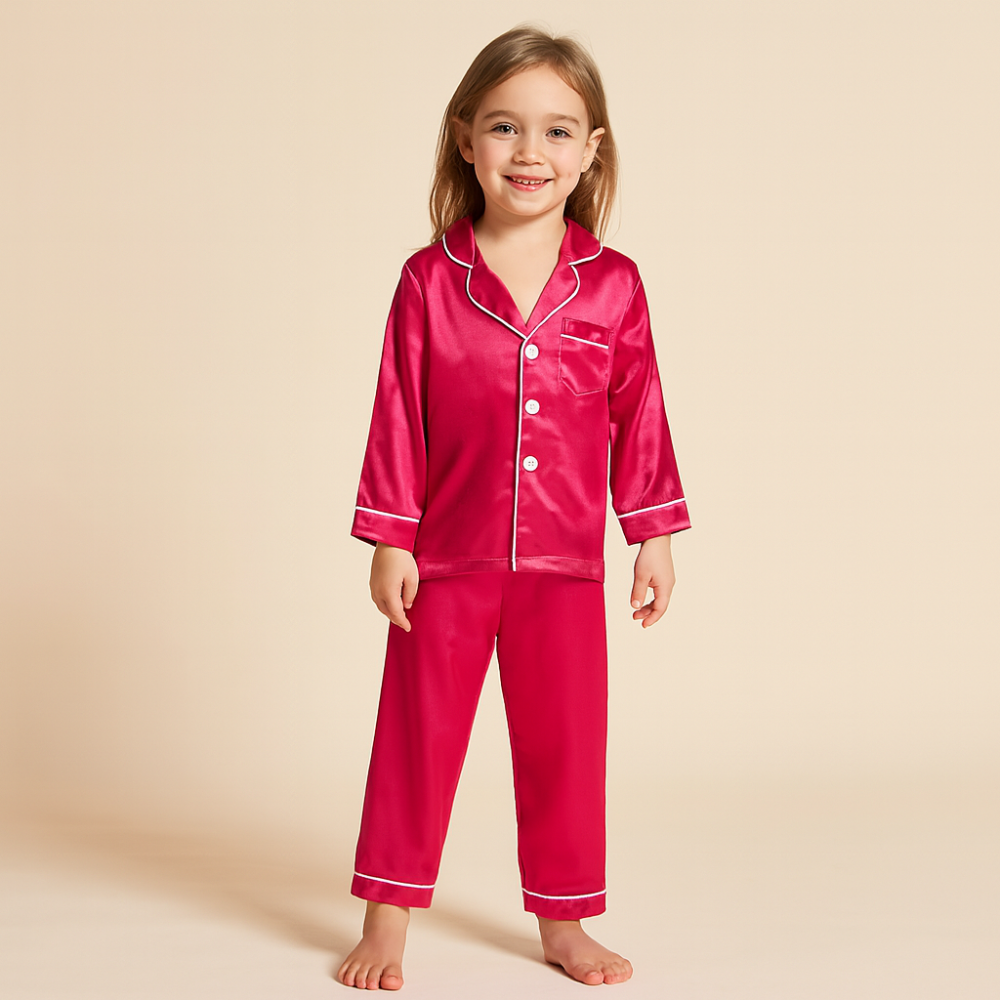 Silk Kids Pajama Set Pure Mulberry Comfort - Image 6