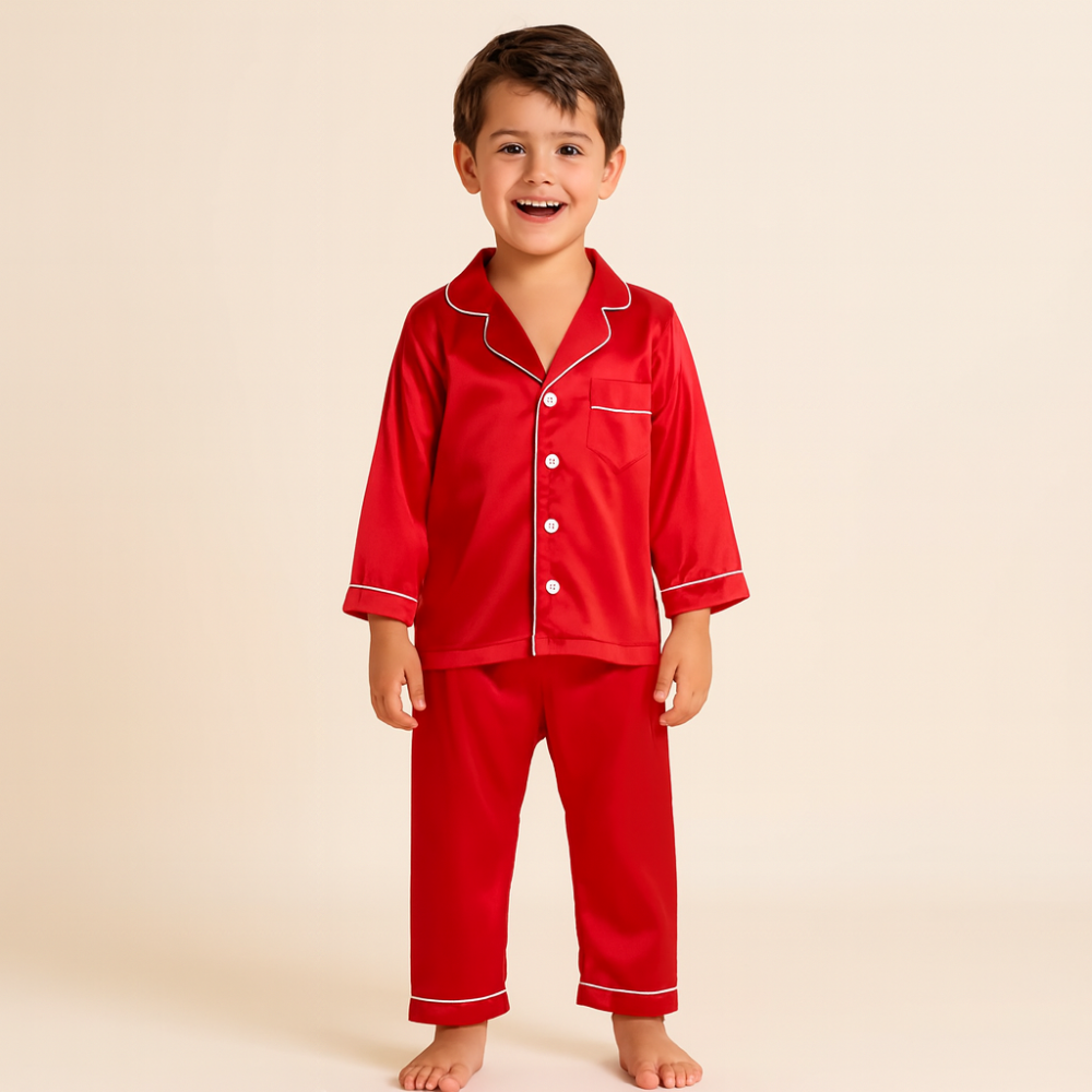 Silk Kids Pajama Set Pure Mulberry Comfort - Image 17