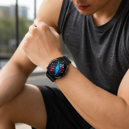 Smartwatch Fitness-Tracker Herzfrequenz-Aktivitätsmonitor