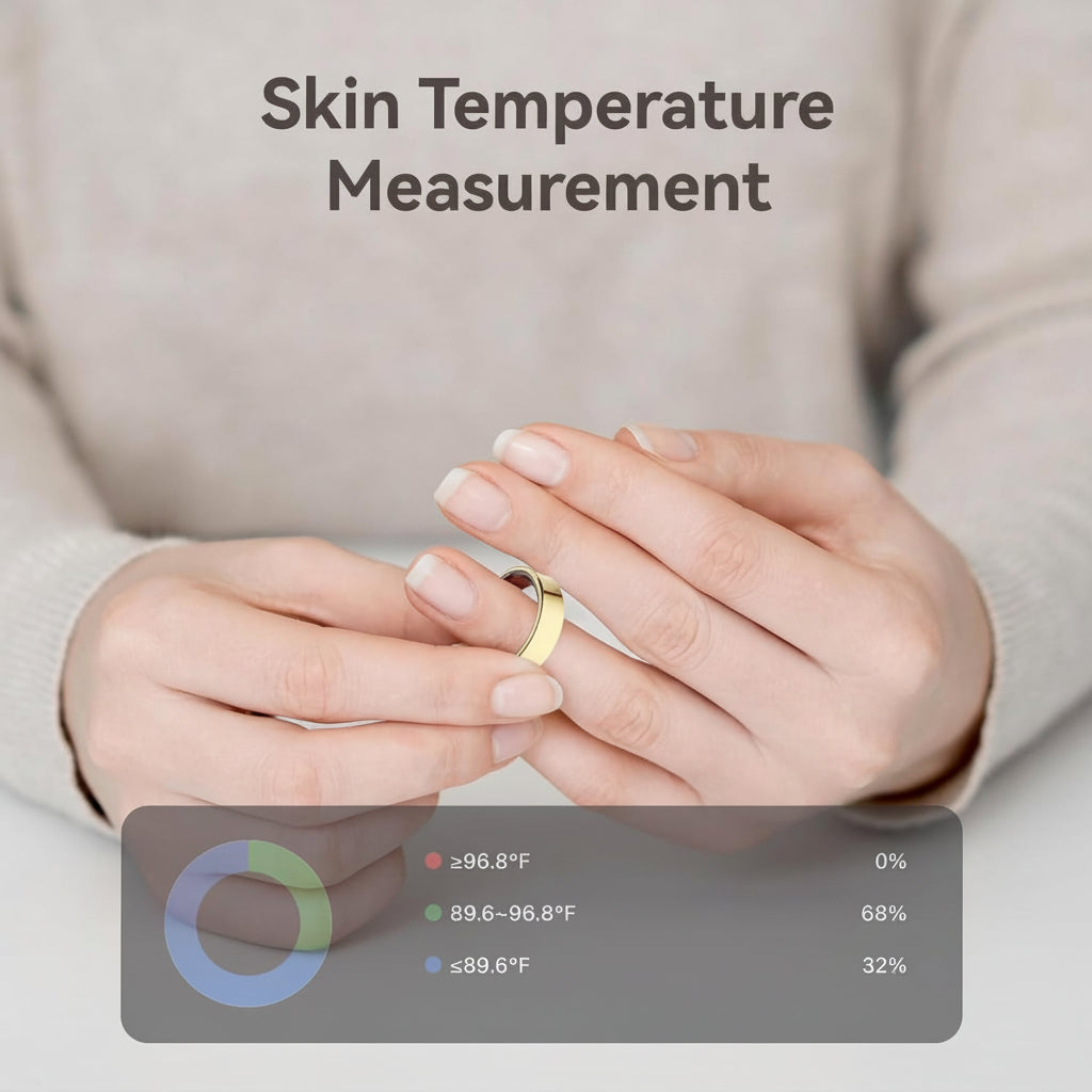 Smart Ring Fitness Tracker Sundhed Søvn Vandtæt