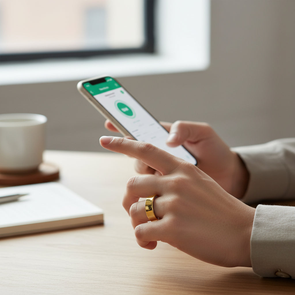 Smart Ring Fitness Tracker Sundhed Søvn Vandtæt
