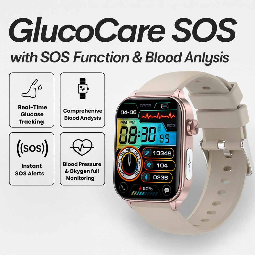 Smartwatch Health Monitoring GPS Alert Wristband