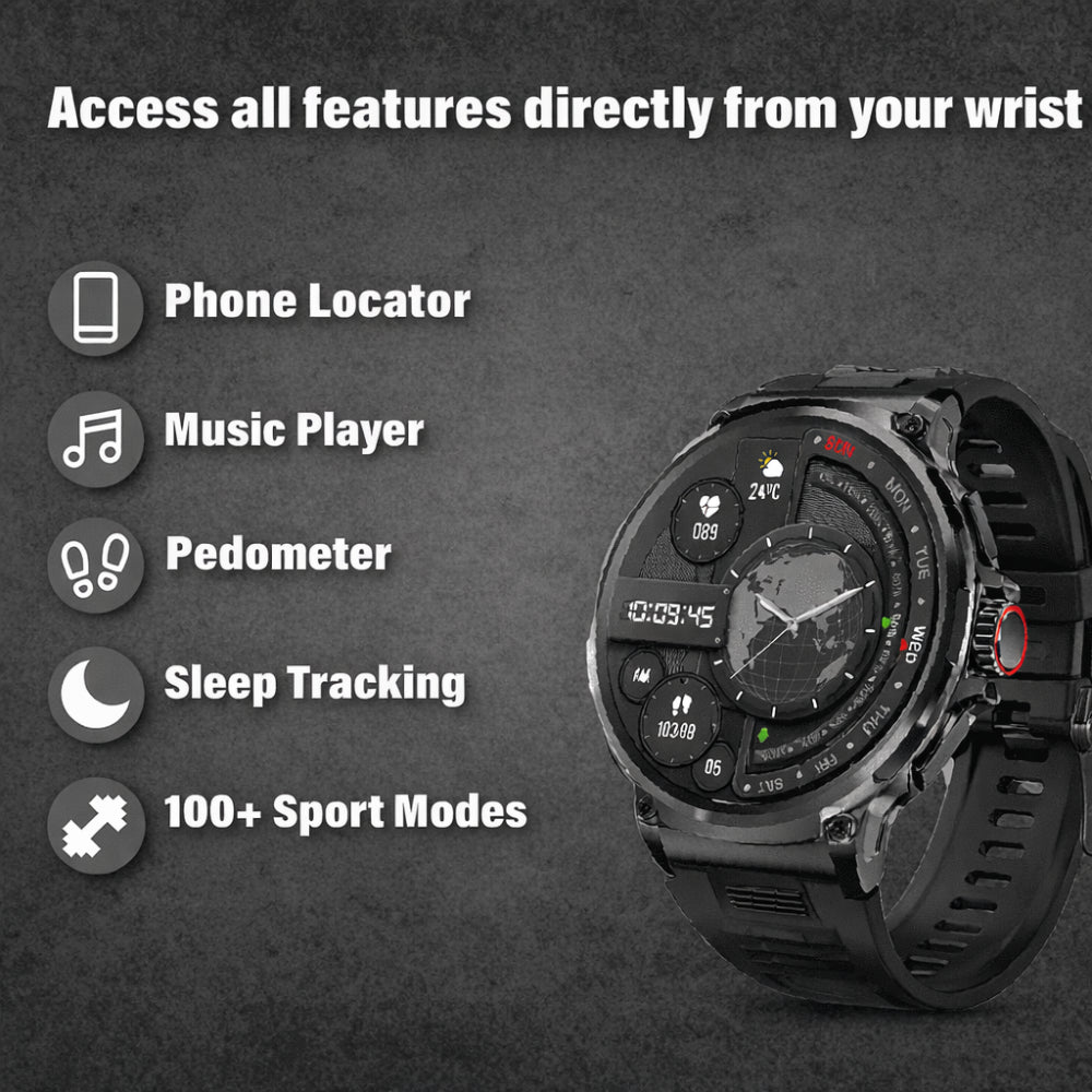 Robuste Outdoor-Multisport-Uhr