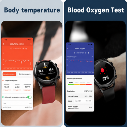 Smartwatch Fitness-Tracker Herzfrequenzüberwachung