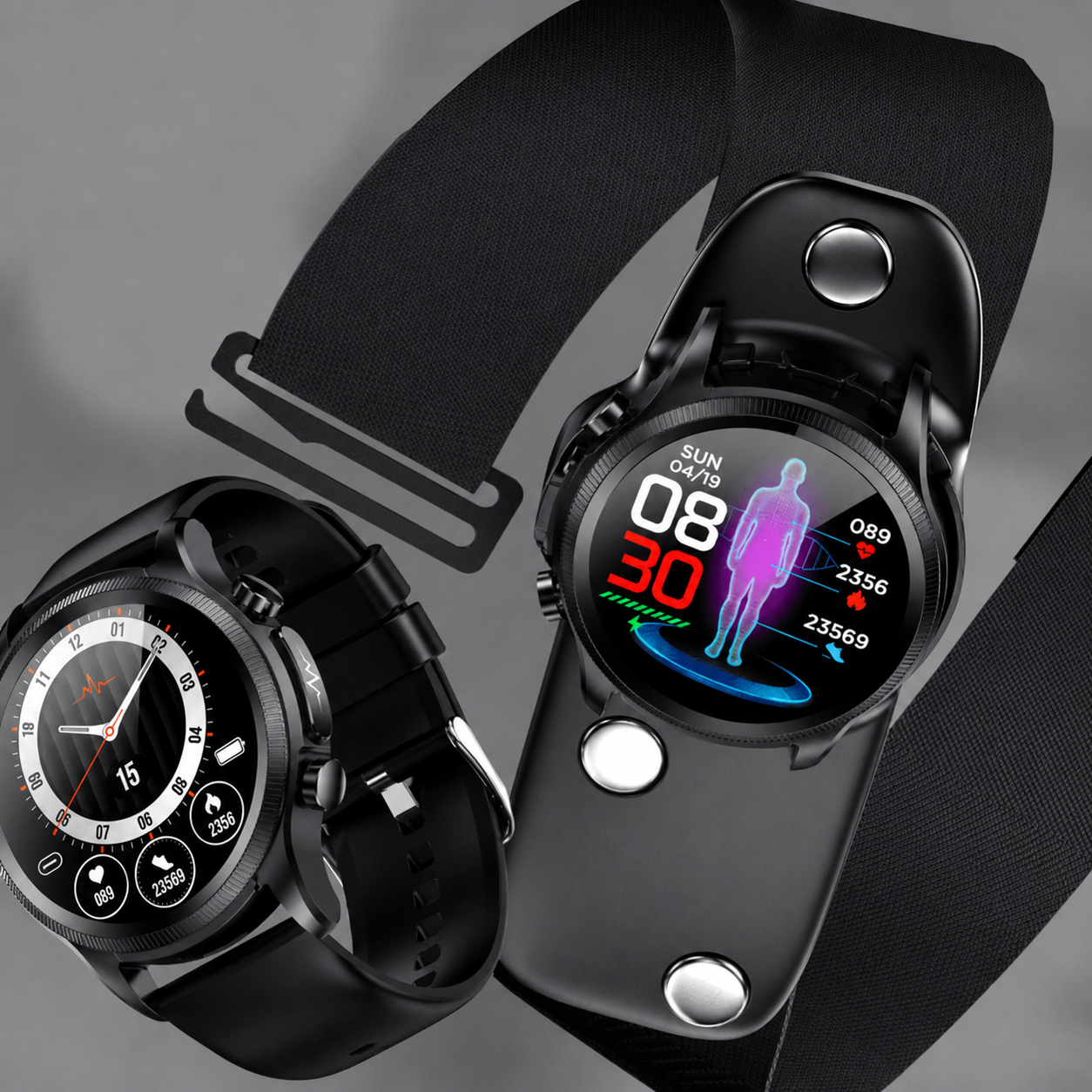 Smartwatch Fitness-Tracker Herzfrequenzüberwachung