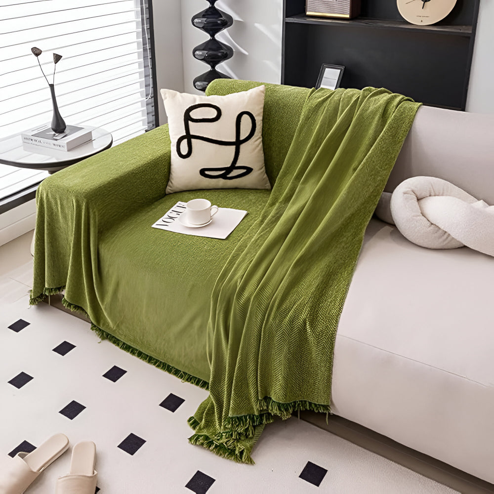 Sofabezug Minimalistischer Strukturierter Couchmöbelschutz