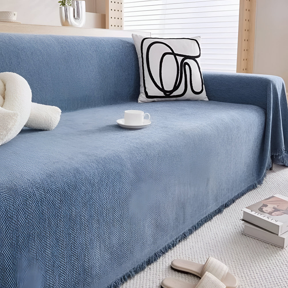 Sofabezug Minimalistischer Strukturierter Couchmöbelschutz