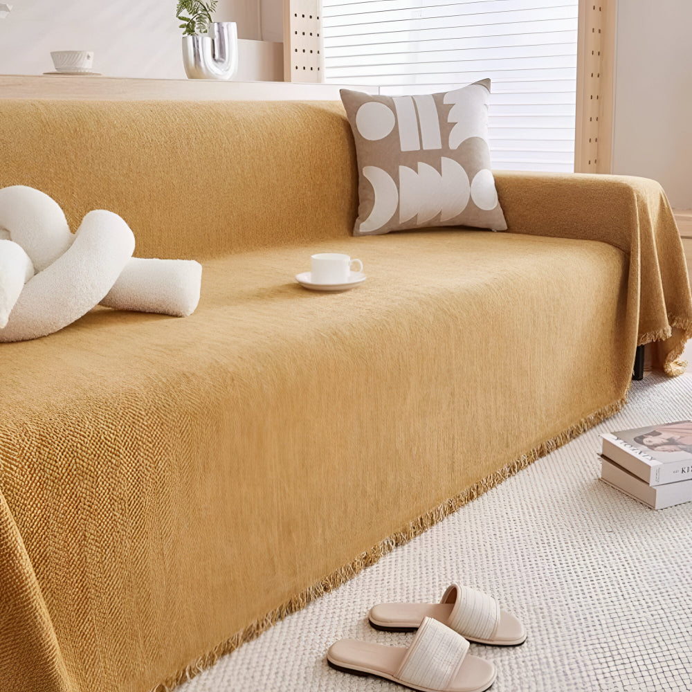 Sofabezug Minimalistischer Strukturierter Couchmöbelschutz