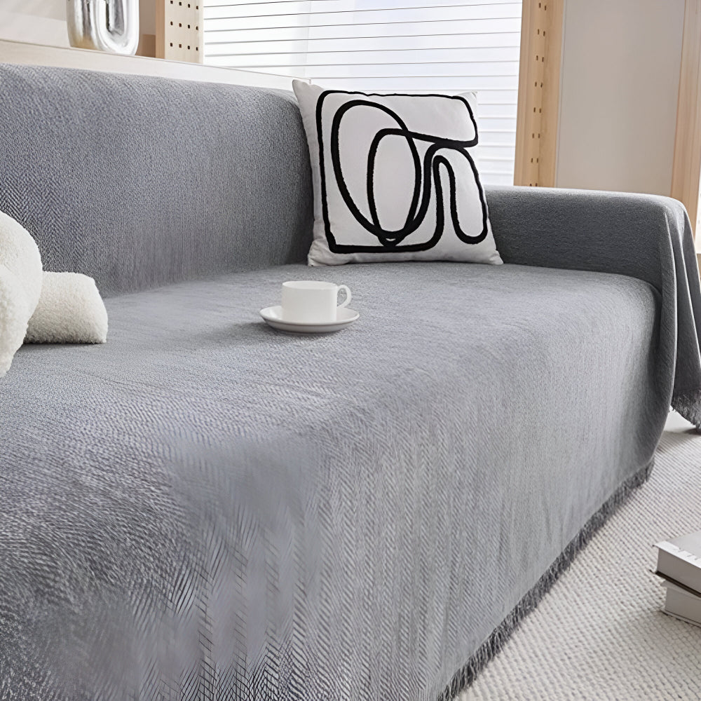 Sofabezug Minimalistischer Strukturierter Couchmöbelschutz