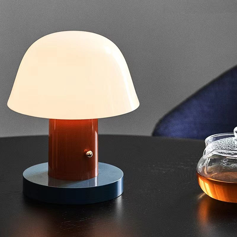 Mushroom Table Lamp | Modern Rechargeable LED Light