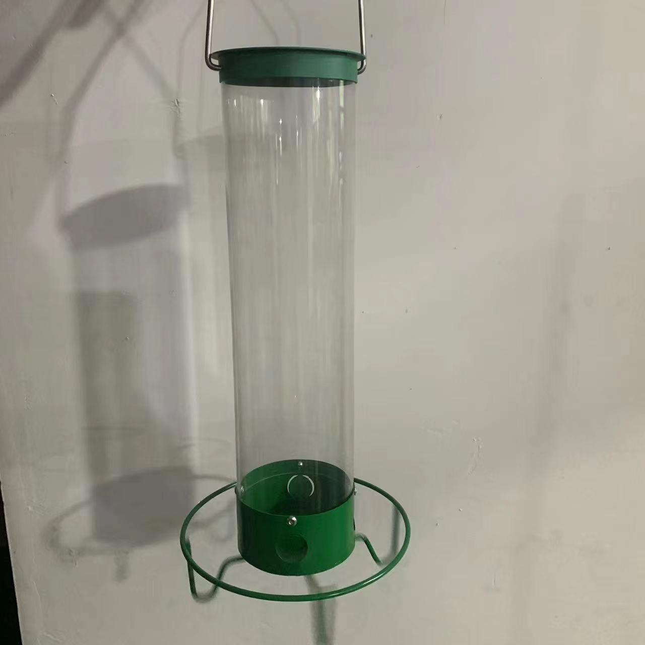 Bird Feeder Metal Squirrel Proof Hanging Outdoor Backyard Tube