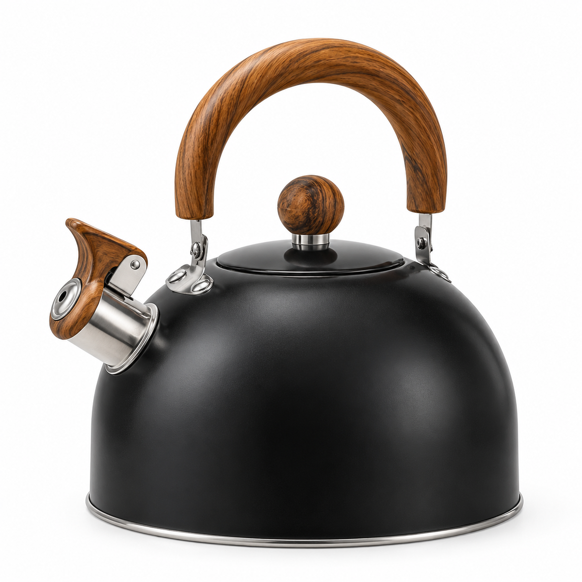 Stainless Steel Whistling Kettle Durable Stove Top Kitchen