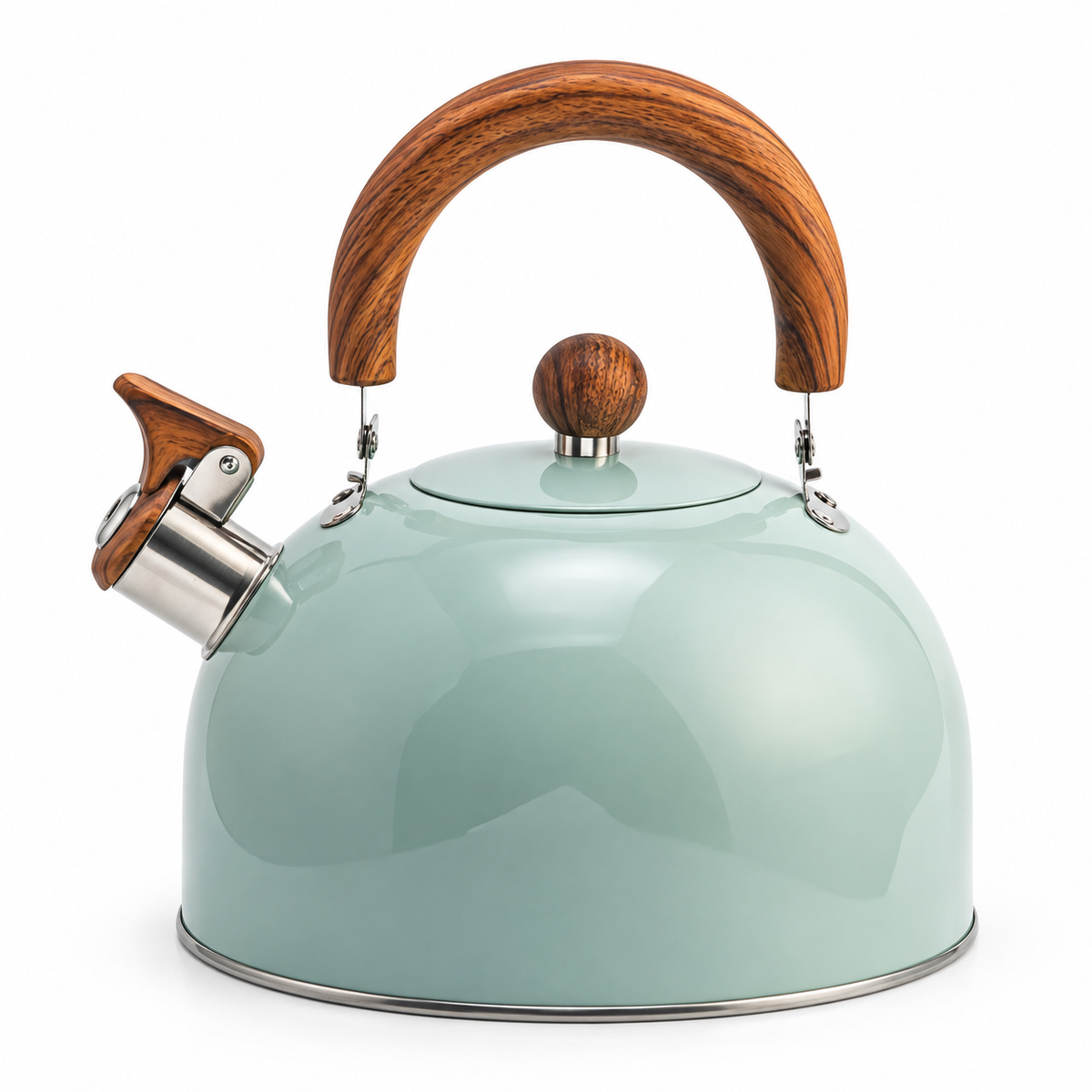 Stainless Steel Whistling Kettle Durable Stove Top Kitchen