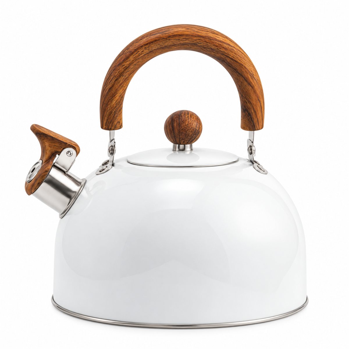 Stainless Steel Whistling Kettle Durable Stove Top Kitchen