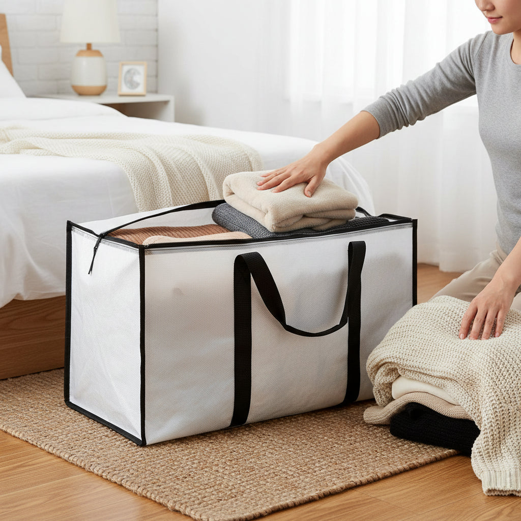 Sacos de Armazenamento Resistente para Mudanças Organizador Impermeável com Fecho de correr