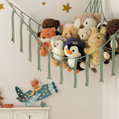 Hammock Appeso Giocattoli Macramè Organizzatore Salvaspazio