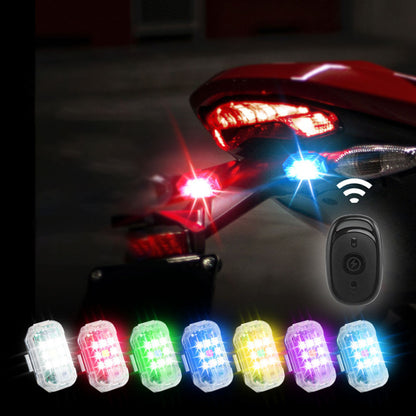 Luzes Estroboscópicas LED com Controlo Remoto USB para Veículos, Sinalizadores de Aviso