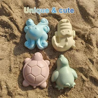 צעצועי חוף קיץ דלי חול מתקפל סט משחק חיצוני לילדים