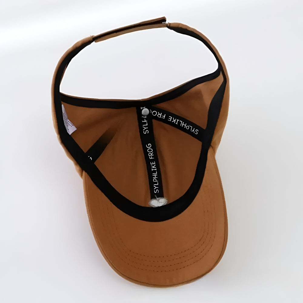 Cappellino estivo per bambini con protezione solare e apertura per coda di cavallo