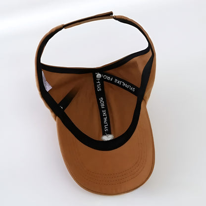 Cappellino estivo per bambini con protezione solare e apertura per coda di cavallo