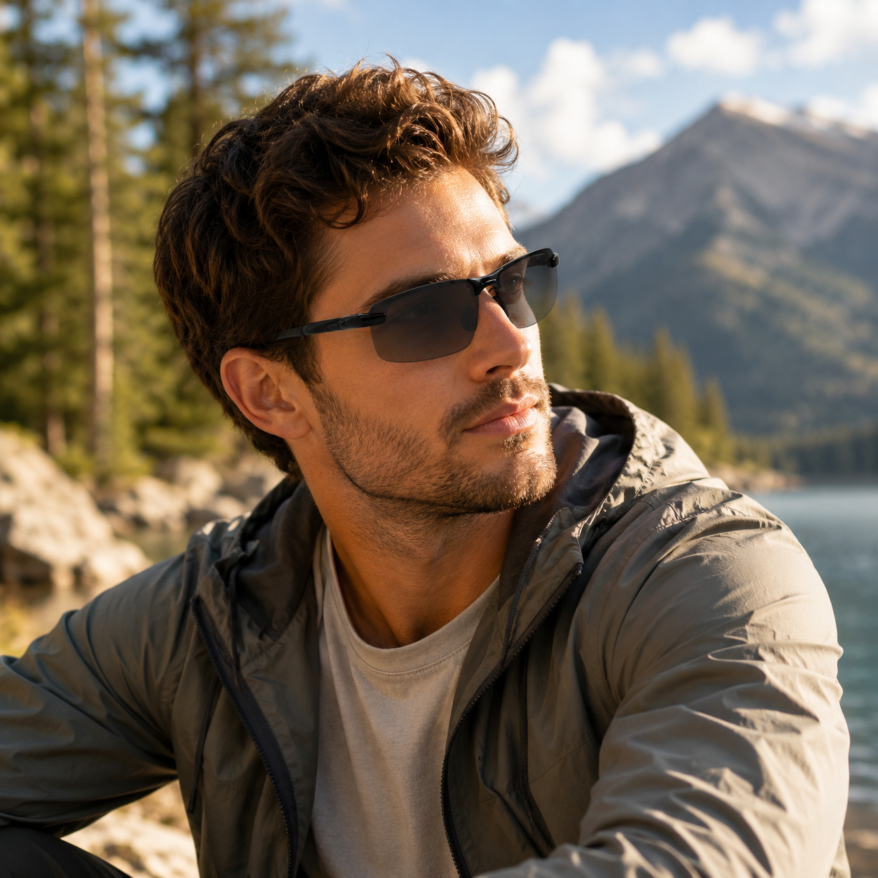 Sonnenbrille Polarisierte Brille Photochrome Fahrbrille