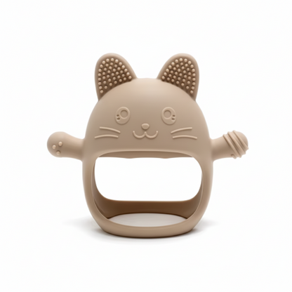 Baby Teething Mitten Silicone Chew Glove Soothing Sore Gums