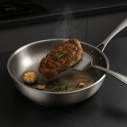 TITAN-PREMIUM PAN - High-quality titanium pan without coating for all hob types - Image 3
