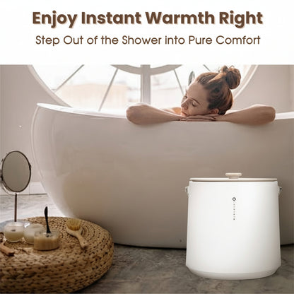 Electric Towel Warmer Cabinet Compact Stainless Steel Heated Dryer