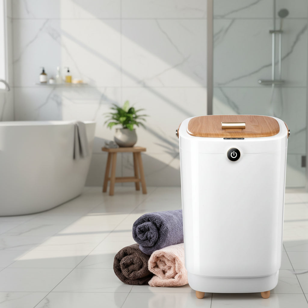 Electric Towel Warmer Cabinet Compact Stainless Steel Heated Dryer