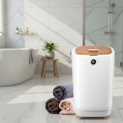 Electric Towel Warmer Cabinet Compact Stainless Steel Heated Dryer