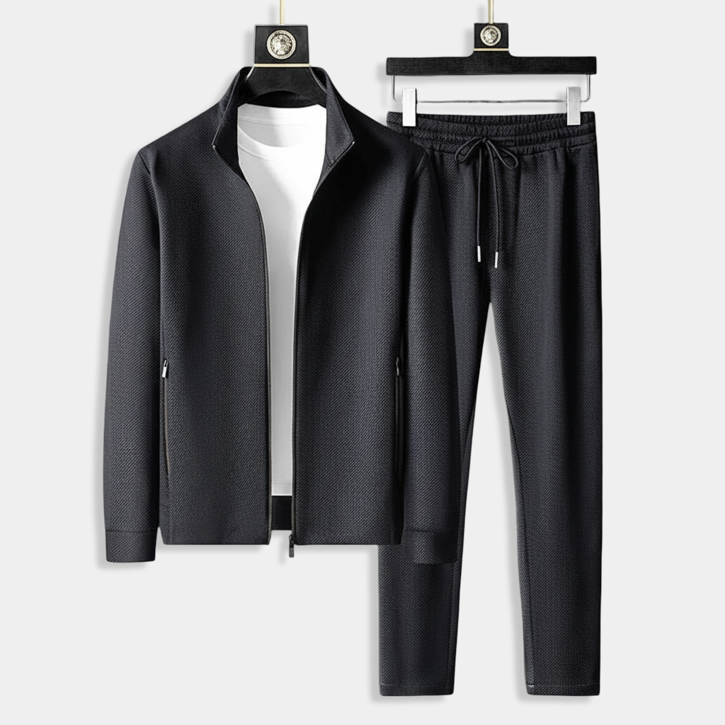 Conjunto de chándal para hombre ajuste cómodo atlético premium