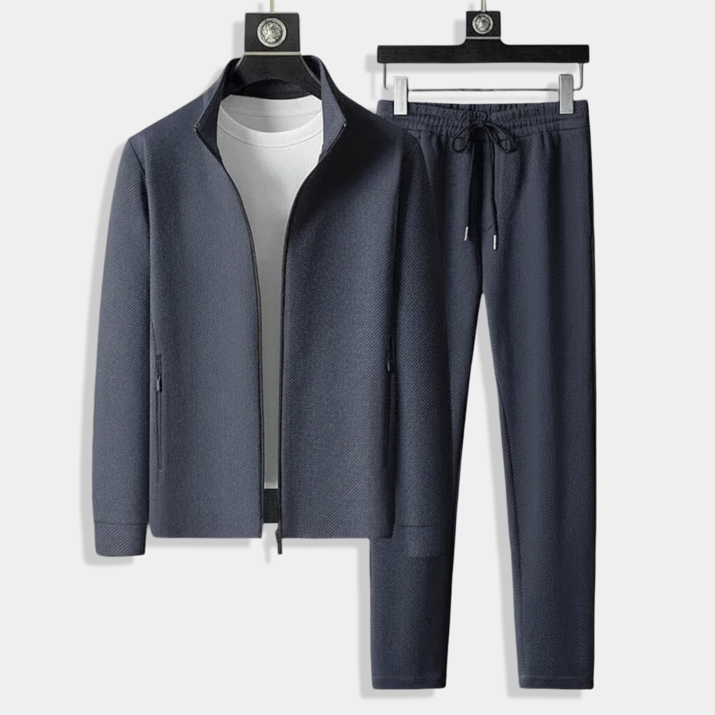 Conjunto de chándal para hombre ajuste cómodo atlético premium