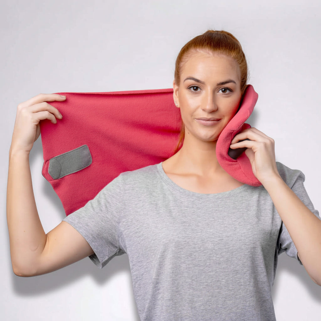 Cuscino Viaggio Collo Ergonomico Pieghevole Supporto Aereo Auto