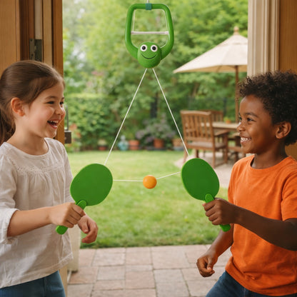 Set da gioco per tavolo da ping pong con telaio per porta, per interno ed esterno
