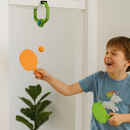 Set da gioco per tavolo da ping pong con telaio per porta, per interno ed esterno