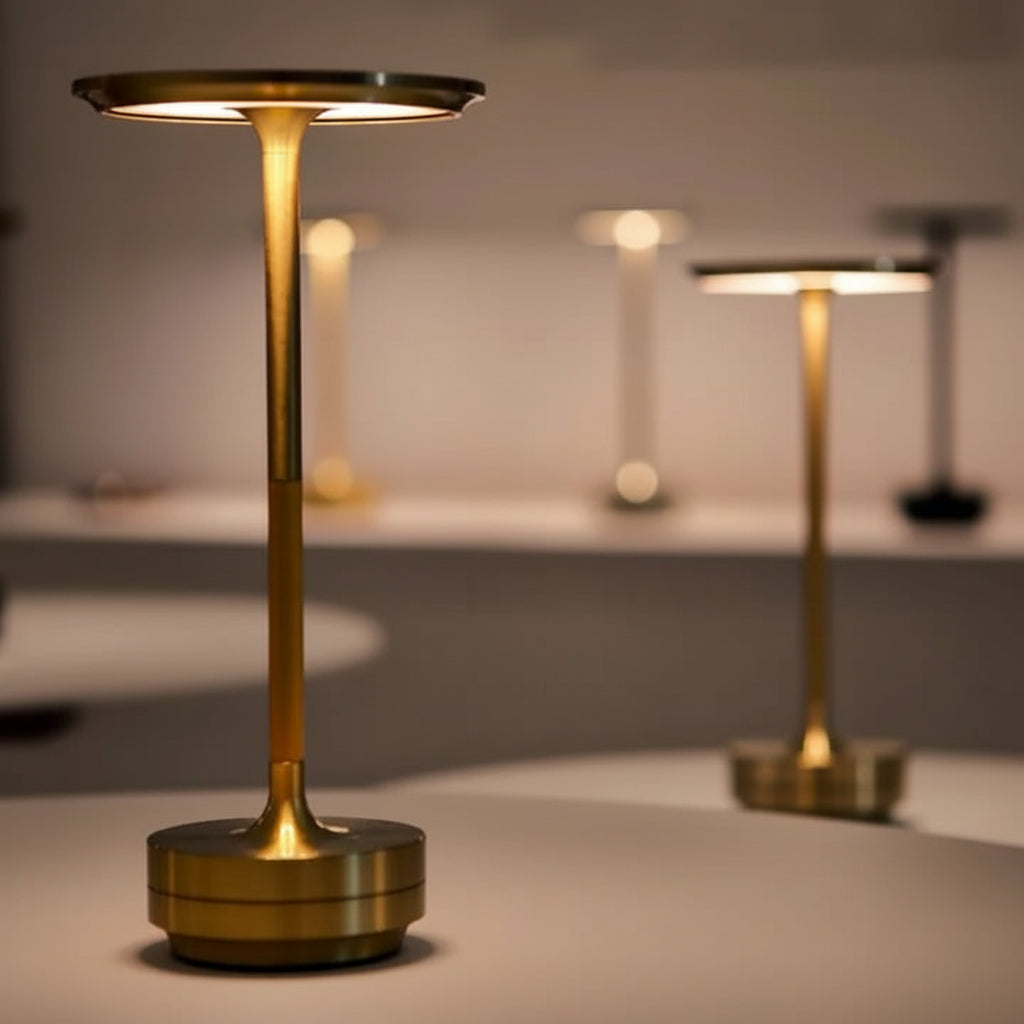 Bordlampe LED Genopladelig Touch Metal Trådløs Lampe