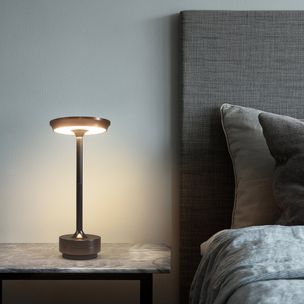 Bordlampe LED Genopladelig Touch Metal Trådløs Lampe