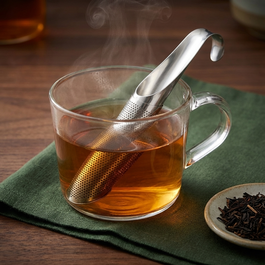 Kompatibel Te Infuser Rustfrit Stål Løsblad Te Brygning