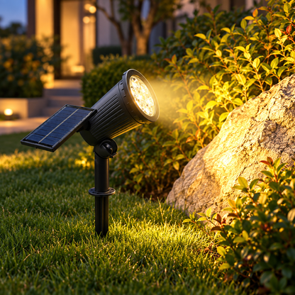 Tilt Solar Spotlight Landscape Garden Path LED