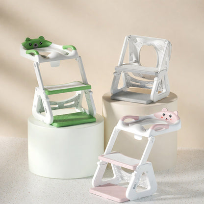 Toilet Training Seat Toddler Step Ladder Adjustable Height