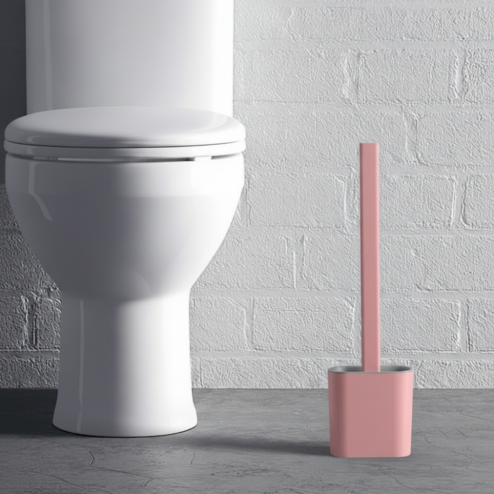 Escova de Sanita Silicone Flexível Higiénica Suporte de Parede