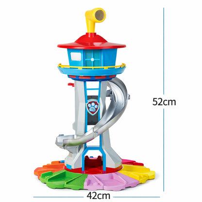 Kids Toy Car Slide Tower Racing Track Playset